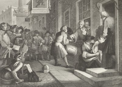 Goodchilds Hochzeitstag von William (after) Hogarth