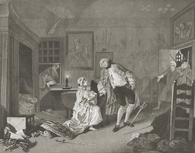 Die Modeheirat von William (after) Hogarth