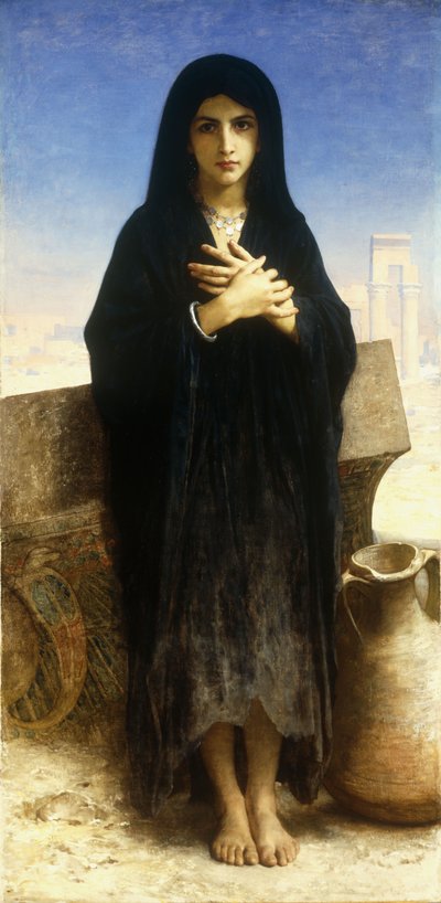 Ein junges Fellah-Mädchen, 1876 von William Adolphe Bouguereau