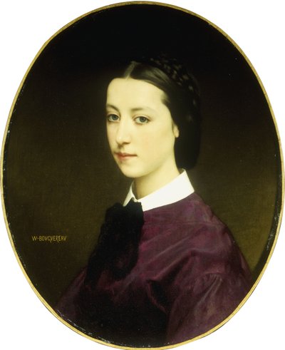 Porträt einer jungen Dame von William Adolphe Bouguereau
