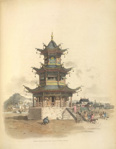 Eine Pagode oder Tempel von William Alexander