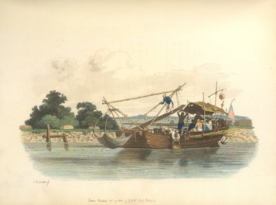Ein Fischerboot von William Alexander