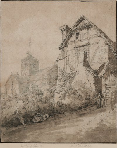 Dorking Kirche von William Alexander