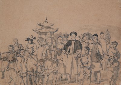Gruppe von Chinesen von William Alexander