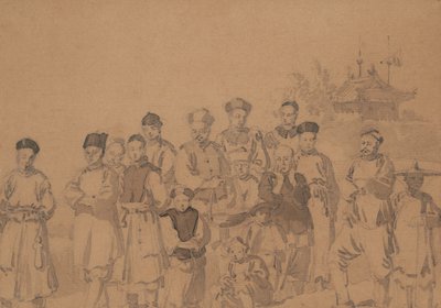Gruppe von Chinesen von William Alexander