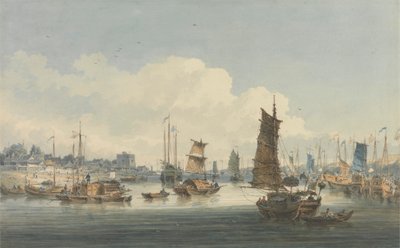 Ansicht nahe der Stadt Tientsin von William Alexander