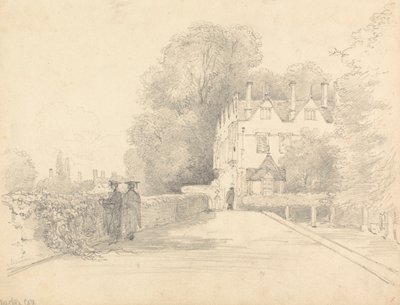 Merton College, Oxford von William Alfred Delamotte
