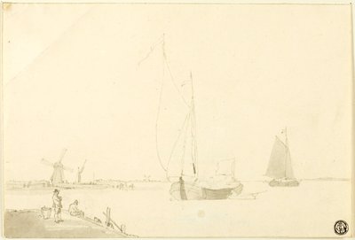Niederländische Küstenszene von William Anderson