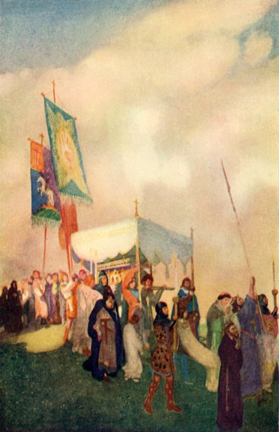 Ein Festzug, 1919 von William Andrew Pogany
