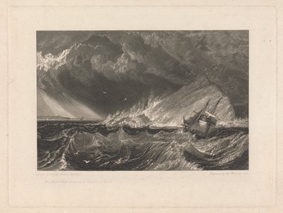 Die Mewstone, Eingang von Plymouth Sound von William Bernard Cooke