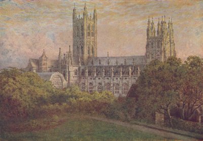 Kathedrale von Canterbury, 1910 von William Biscombe Gardner