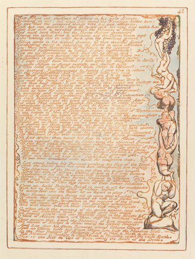 Jerusalem, Platte 42 von William Blake