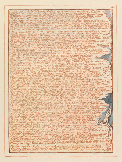 Jerusalem, Tafel 43 von William Blake