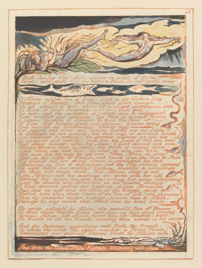 Jerusalem, Tafel 45 von William Blake