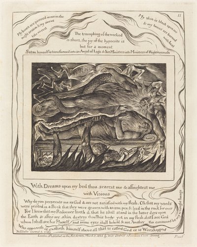 Hiobs böse Träume von William Blake