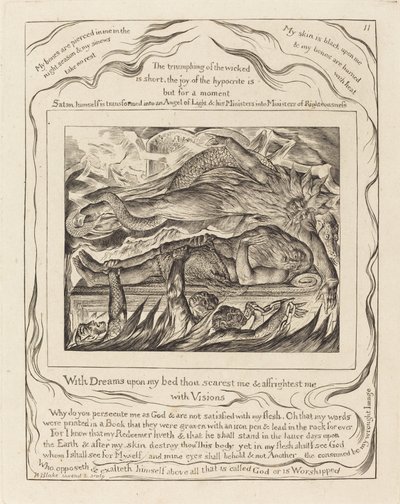 Hiobs böse Träume von William Blake