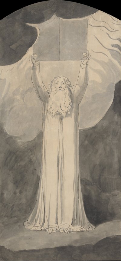 Moses empfängt das Gesetz von William Blake