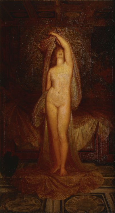 Eine allegorische Frauenfigur von William Blake Richmond