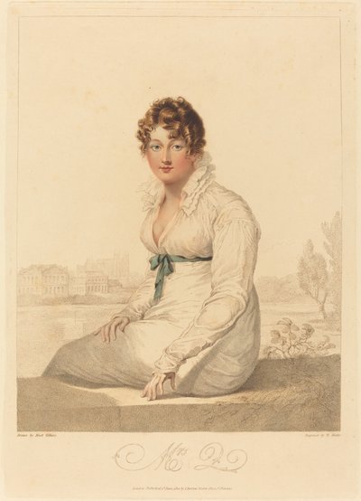 Mrs. Q. von William Blake after François Huet