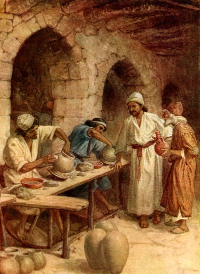 Jeremia und der Töpfer - Bibel von William Brassey Hole