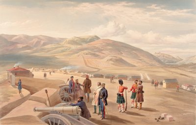 ?Lager der Highland Brigade, Blick nach Süden?, 1855 von William Crimea Simpson
