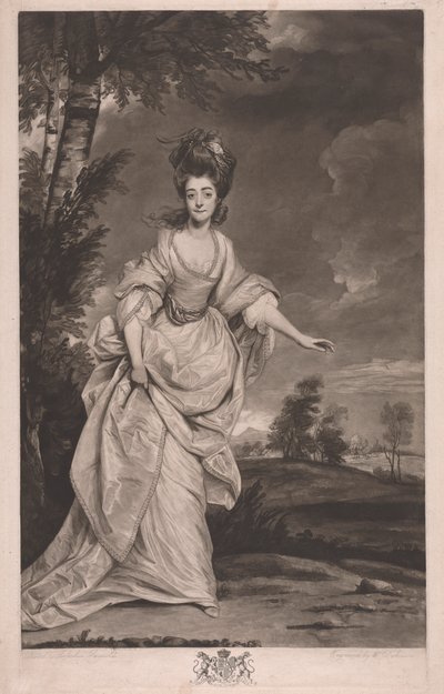 Diana, Viscountess Crosbie von William Dickinson