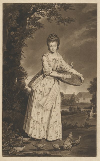 Mrs. Pelham von William Dickinson after Sir Joshua Reynolds
