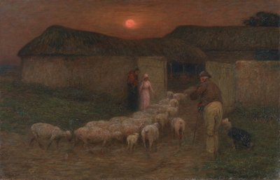 Faltende Zeit, ca. 1900 von William Edward Stott