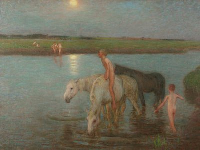 Das Flussufer von William Edward Stott