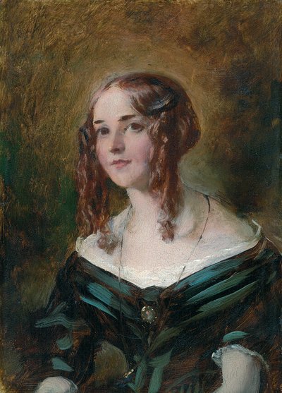 Mädchen im grünen Kleid von William Etty
