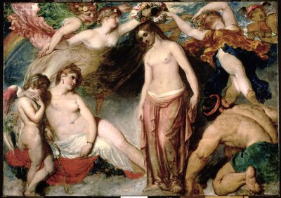 Pandora von den Jahreszeiten gekrönt, 1824 von William Etty