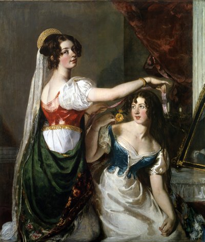 Vorbereitung auf einen Kostümball von William Etty
