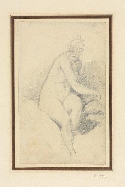 Sitzender Akt von William Etty