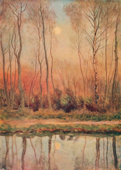 Ein Surrey-Kanal, Abend, ca. 1893 von William Eyre Walker