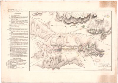 Ein Plan der Schlacht von Albuera von William Faden