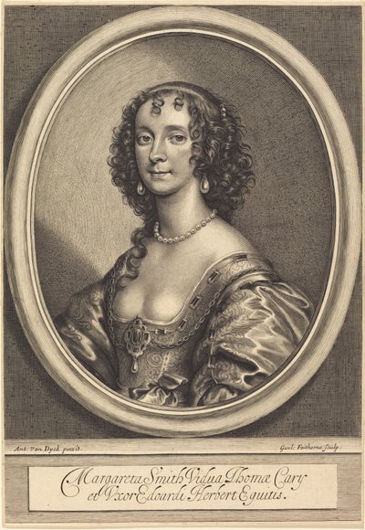 Margaret Smith von William Faithorne after Sir Anthony van Dyck