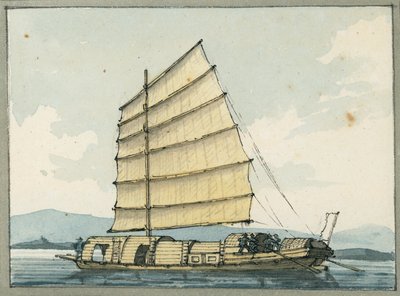 Chinesisches Handelsschiff von William Ffarington