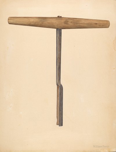 Handgemachter Bohrer, ca. 1942 von William Frank