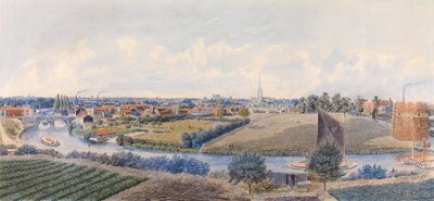 Südostansicht von Norwich von William Frederick Austin