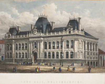Rathaus, Wolverhampton, ca. 1871 von William Greatbach