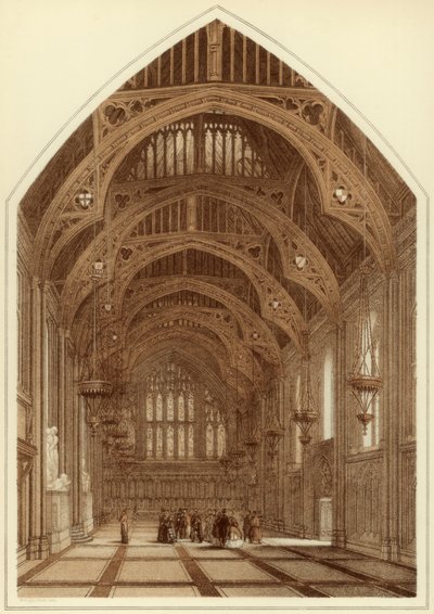 Guildhall Innenansicht, City of London, 1886 von William Griggs