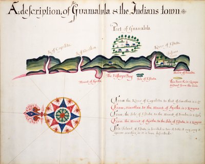 Eine Beschreibung von Guamalula und der Indianerstadt von William Hack