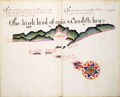 Das Hochland von Cano und Candish Bay von William Hack