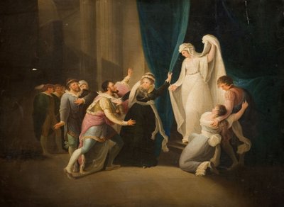 Szene aus Shakespeares Ein Wintermärchen, 1770-1800 von William Hamilton