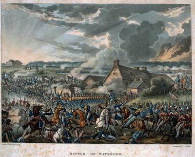 Schlacht von Waterloo von William Heath
