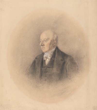 Porträt eines Gentlemans von William Henry Hunt