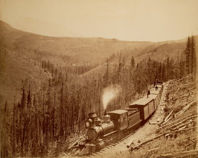 Marshall Pass, Westseite von William Henry Jackson