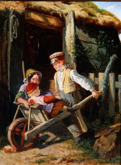 Schubkarre von William Henry Knight