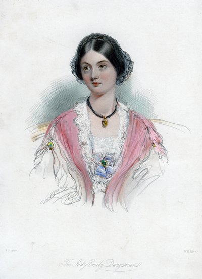 Lady Emily Dungarvon, 19. Jahrhundert von William Henry Mote