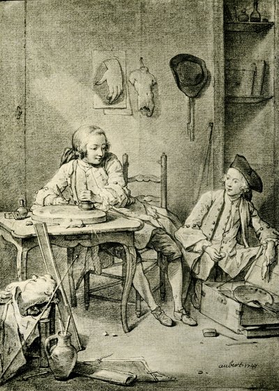 Zwei Malerjungen von William Henry Pike